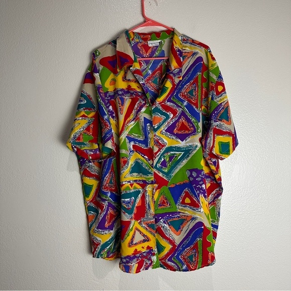 Tops - Impressions Womans Vintage Button Up Shirt Colors